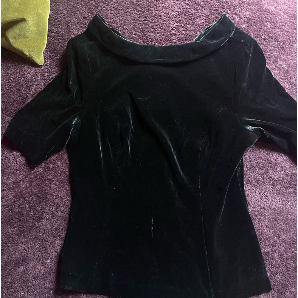 Boden velvet and silk lined top